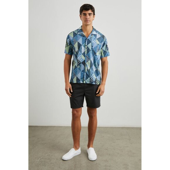 New RAILS‎  Moreno Shirt Triangle Patchwork Shadow Size L - Picture 2 of 15